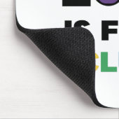 Die Liebe Gottes ist ein Monat voller inklusiver G Mousepad (Ecke)