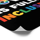 Die Liebe Gottes ist ein Monat voller inklusiver G Poster (Ecke)