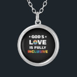 Die Liebe Gottes ist ein Monat voller inklusiver G Versilberte Kette<br><div class="desc">Die Liebe Gottes ist voll inklusiv Gay LGBT Pride Monat Geschenke Gay, Stolz, Fahne, Regenbogen, Bisexuelle, lesbisch, lgbtq, Stolz, Transgender, Trans, Bi, christlich, Götter, Liebe, Homosexuell, voll, inklusive, Jesus, Gleichheit, Diversity, Gott, Menschenrechte, June, Pride, Pride, Pride, Goba, Gobsylus, Gobsylus, Glitt, Glitt, Glis, Glidt, Glidt, Glis, Glidt, lj, Glidh, Glidt, Glis...</div>