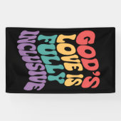Die Liebe Gottes ist vollständig inklusiv Christli Banner (Horizontal)