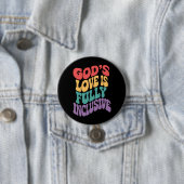 Die Liebe Gottes ist vollständig inklusiv Christli Button (Beispiel)