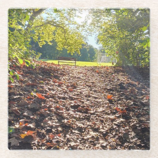 Die Liebe Gottes zu retten Glasuntersetzer (Vorderseite)