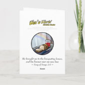 Die Liebe-Gruß-Karte des Gottes unstillbare Karte (Rückseite)