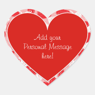 Die Liebe-" Herzen des Valentines "mit - Aufkleber
