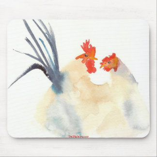 Die Liebe-Hühner Mousepad