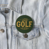 Die Liebe I, die Golf spielt, ist es guter Button (Beispiel)