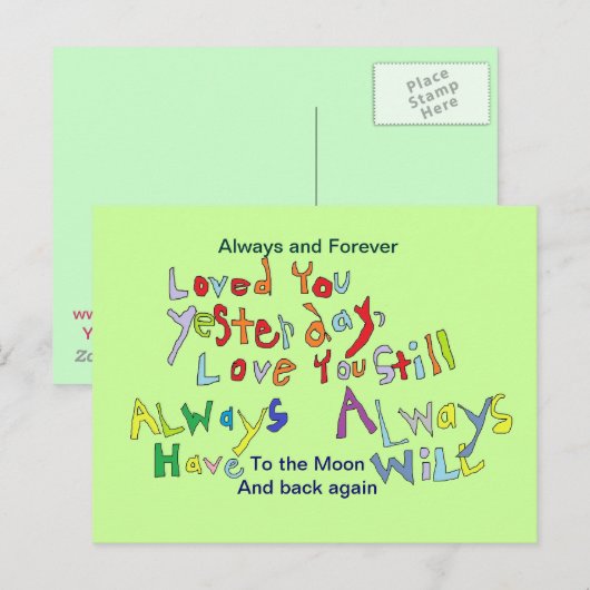 Die Liebe Ihrer Karte (Vorne/Hinten)