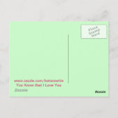 Die Liebe Ihrer Karte (Rückseite)