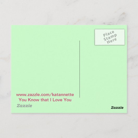 Die Liebe Ihrer Karte (Rückseite)