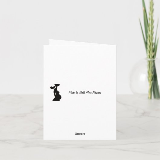 Die Liebe ihrer Mutter beide. Karte (Rückseite)