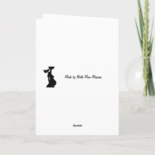 Die Liebe ihrer Mutter beide. Karte (Rückseite)