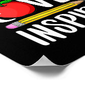 Die Liebe Inspiriere zurück zum Geschenk des Lehre Poster (Ecke)