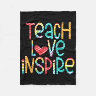 Die Liebe Inspirierte am ersten Tag an die Schule Fleecedecke