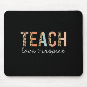 Die Liebe Inspirierte Leopard zurück zum Niedliche Mousepad