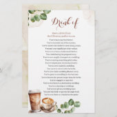 Die Liebe ist Brewing Drink wenn Brautparty Game (Vorne/Hinten)