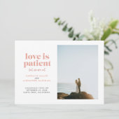 Die Liebe ist geduldig, aber wir sind keine Entfal Ankündigung (Stehend Vorderseite)