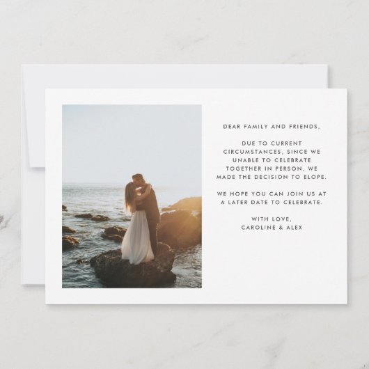 Die Liebe ist geduldig, aber wir sind keine Entfal Ankündigung (Rückseite)