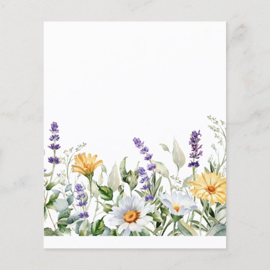 Die Liebe ist in Bloom Bridal Dusche Einladung (Rückseite)