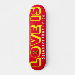 DIE Liebe IST STÄRKER ALS DAS PRIDE Skateboard, 7¾ Skateboard