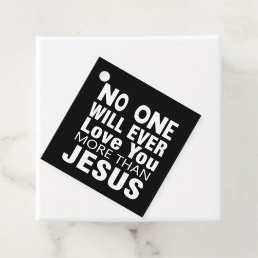 Die Liebe Jesu Geschenkanhänger (Beispiel)