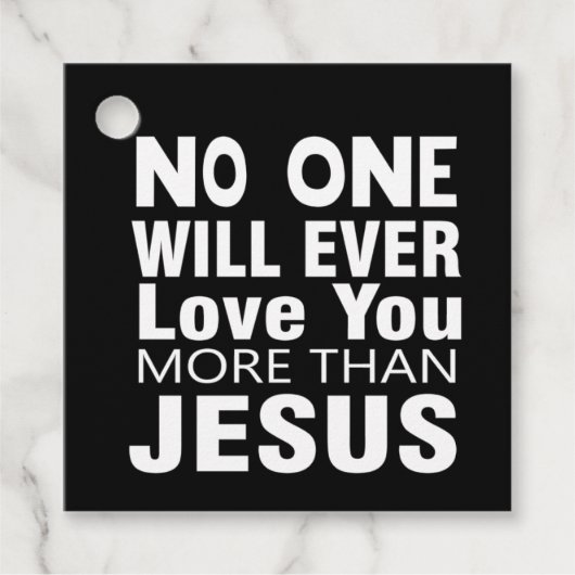 Die Liebe Jesu Geschenkanhänger (Vorderseite)