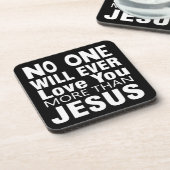 Die Liebe Jesu Getränkeuntersetzer (Linke Seite)