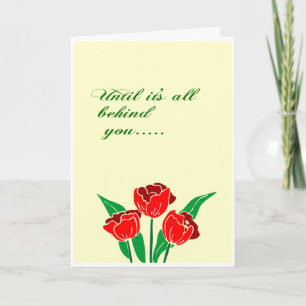 Die Liebe Jesu liegt hinter dir Karte