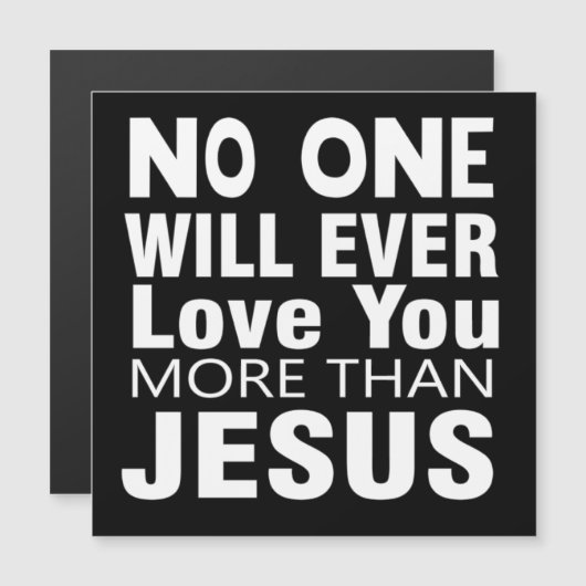 Die Liebe Jesu Magnetkarte (Vorne/Hinten)