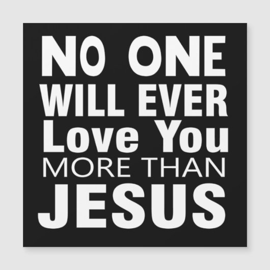 Die Liebe Jesu Magnetkarte (Vorderseite)