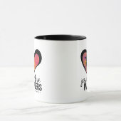 Die Liebe Jesu (Paint Swirl) Tasse (Zentrum)