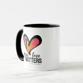 Die Liebe Jesu (Paint Swirl) Tasse (Vorderseite Links)