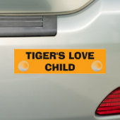 Die Liebe-Kind des Tigers - Golf-Wagen Autoaufkleber (Auf Auto)