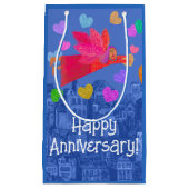 Die Liebe liegt im Luftangel und im Herzen Kleine Geschenktüte (Vorderseite)