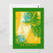 Die Liebe-Look Collage Postkarte (Vorne/Hinten)