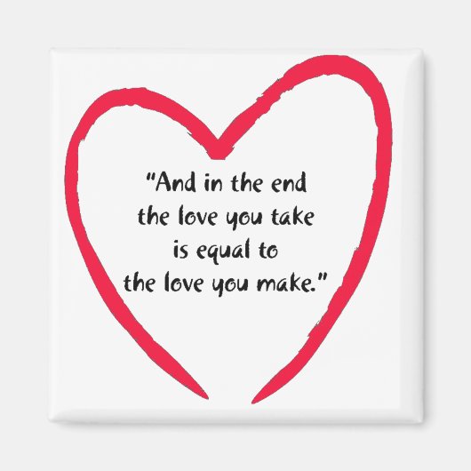 Die Liebe Magnet (Vorne)