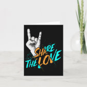 Die Liebe Männer Frauen Kindermädchen Mädchen als  Karte (Vorderseite)