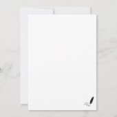 Die Liebe meiner Lebensgrußkarte Karte (Rückseite)