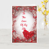 "DIE LIEBE MEINES LEBENS" AM *UNSEREN JAHRESTAG* KARTE (Gelbe Blume)