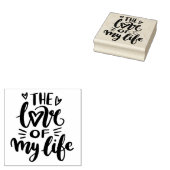 Die Liebe meines Lebens Gummistempel (Stempel)