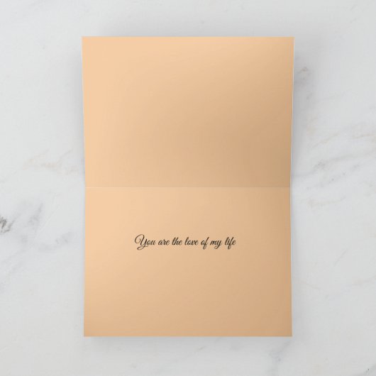 Die Liebe meines Lebens Karte (Innenseite)