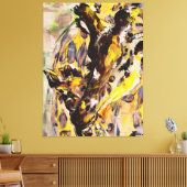 Die Liebe mit einem großen Hals Leinwanddruck (Insitu (Wohnzimmer))