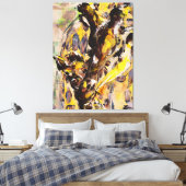 Die Liebe mit einem großen Hals Leinwanddruck (Insitu (Schlafzimmer))