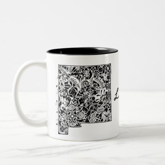 Die "Liebe-New-Mexiko" Tasse (Links)
