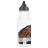 Die Liebe Pferde Edelstahlflasche (Links)