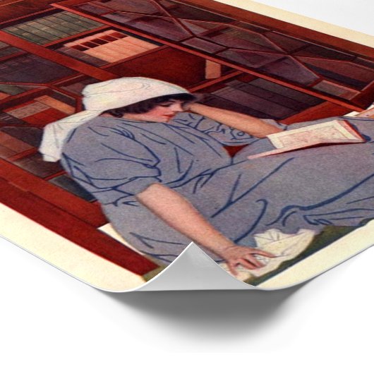 Die Liebe, Print zu lesen Poster (Ecke)