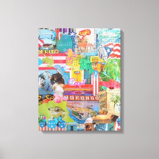 Die Liebe Puerto Rico Leinwanddruck (Vorderseite)