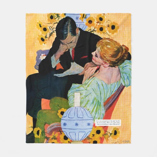 Die Liebe stirbt langsam Fleecedecke (Vorderseite)