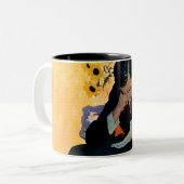 Die Liebe stirbt langsam Zweifarbige Tasse (Vorderseite Links)