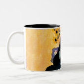 Die Liebe stirbt langsam Zweifarbige Tasse (Links)