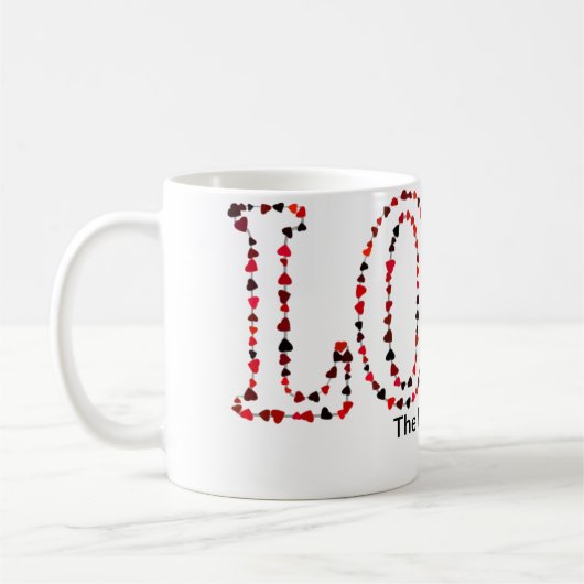 Die Liebe-Tasse Kaffeetasse (Links)
